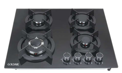 Goldair 4 burner gas glass hob. Model number GBGH-4002 SEALED BRAND NEW