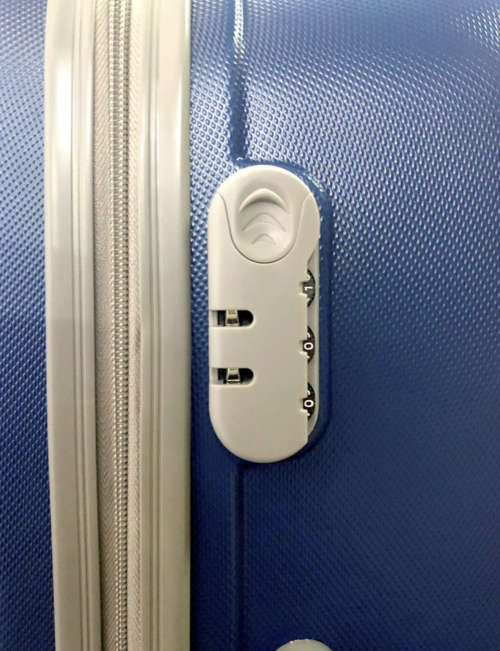 3 Piece Lightweight Luggage Set - Blue