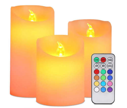Battery Operated Flameless Candles With Remote Controller KH-18