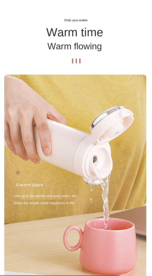 Digital Temperature Telling Vaccum Cup - IF-14 - Black