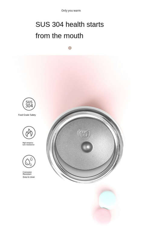 Digital Temperature Telling Vaccum Cup - IF-14 - Black