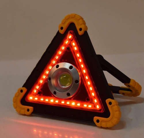 Multifunctional Emergency Triangle Safety Warning Work-Light