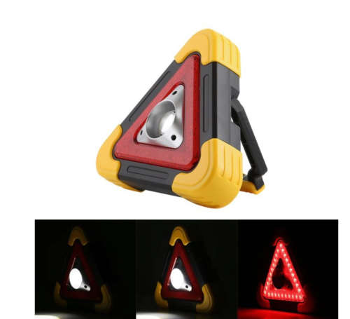 Multifunctional Emergency Triangle Safety Warning Work-Light