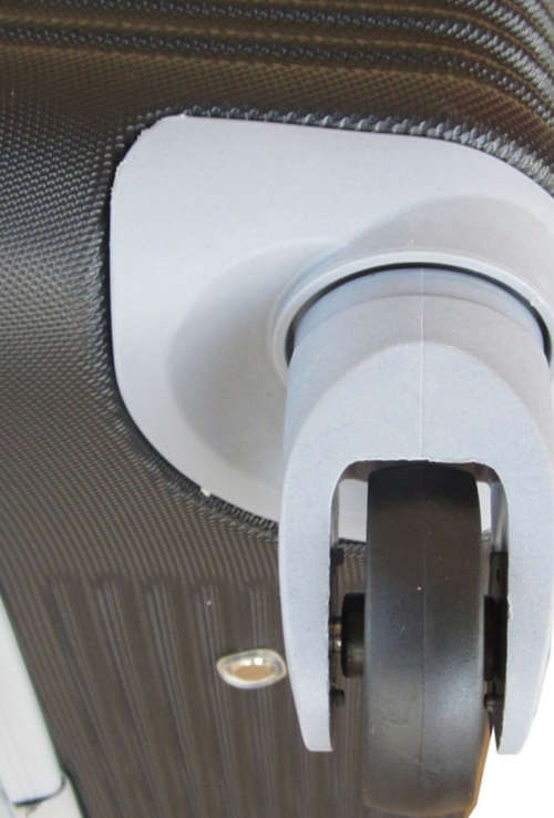 Hard Outer Shell Travel Luggage Set - 3 Piece - Black - Premium Quality Brand New