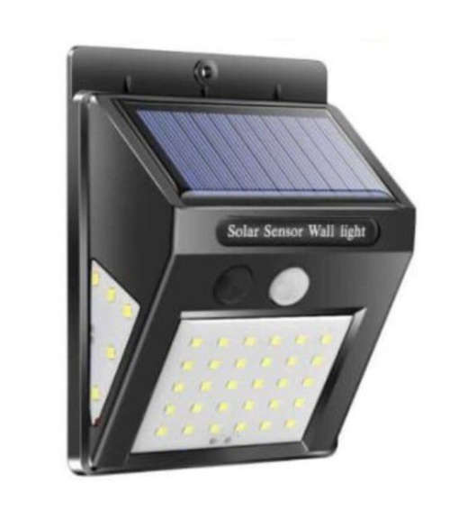 Solar Powered LED Wall Light