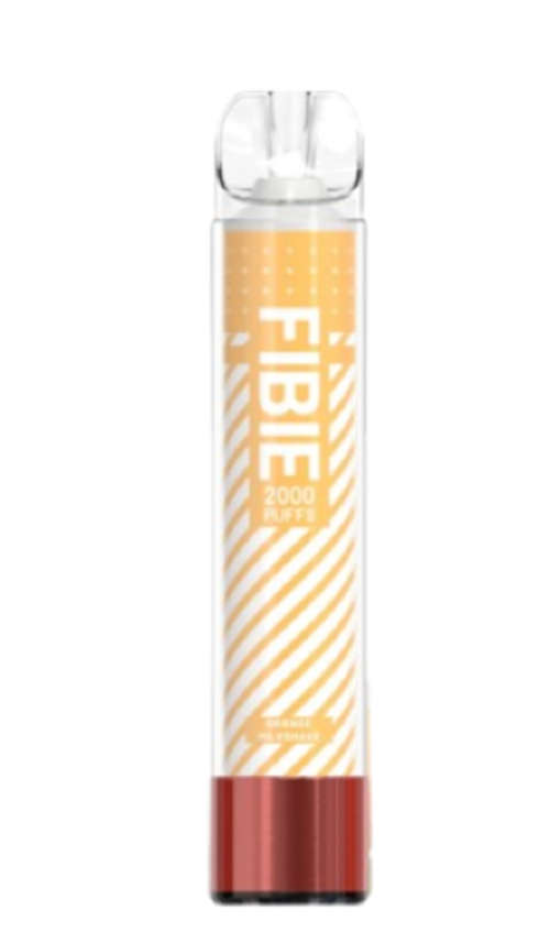 Fibie Glow 2000 Puffs Rechargeable Disposable Vape - Orange Milkshake