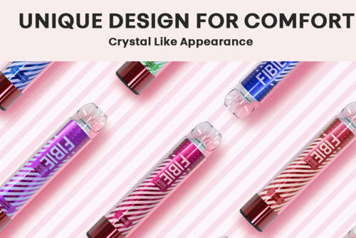 Fibie Glow 2000 Puffs Rechargeable Disposable Vape - Pink Lemon