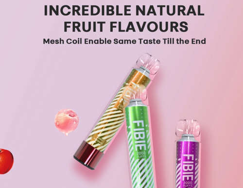 Fibie Glow 2000 Puffs Rechargeable Disposable Vape - Pink Lemon