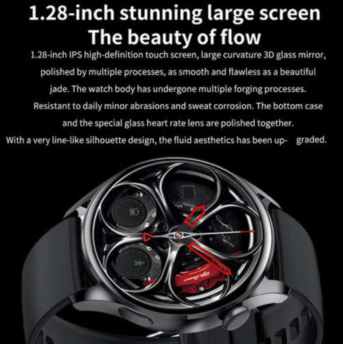 GT5 Smart Watch Men Heart Rate Blue Tooth Call Sport Tracker - Brand New Sealed