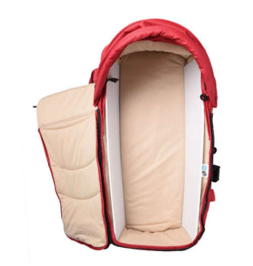 Chicco Sacca Transporter New Born Portable Soft Carry Cot - Red