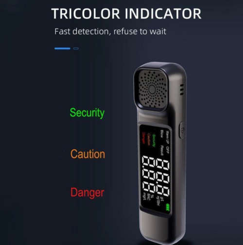 Professional Portable Black Alcohol Tester - JJ1