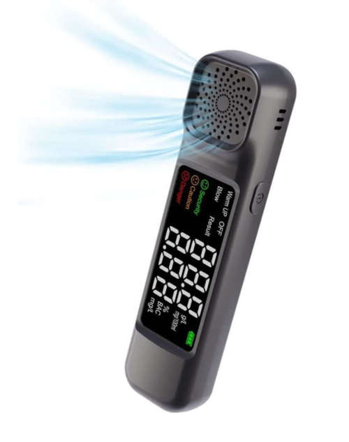 Professional Portable Black Alcohol Tester - JJ1