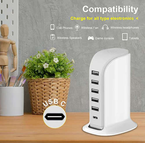 Ultra High Quality Charging Station for Multiple Devices USB Type-C