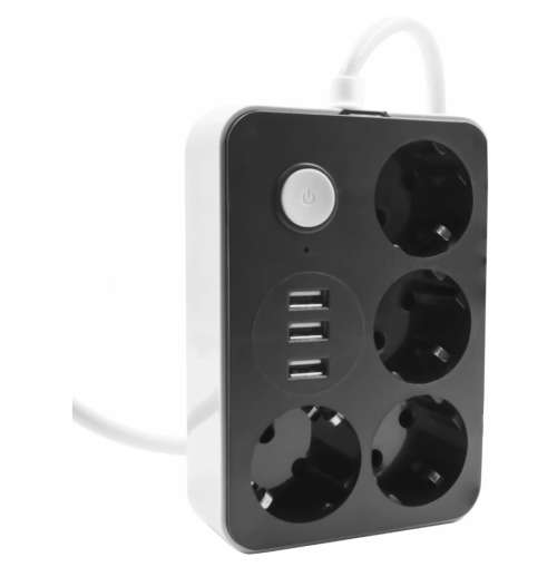 Safety Usb Input Extension 4 Socket High Quality