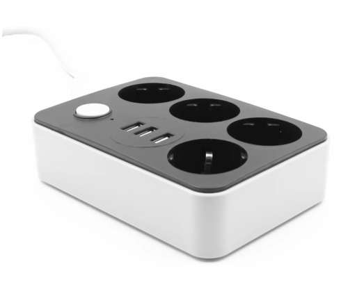 Safety Usb Input Extension 4 Socket High Quality