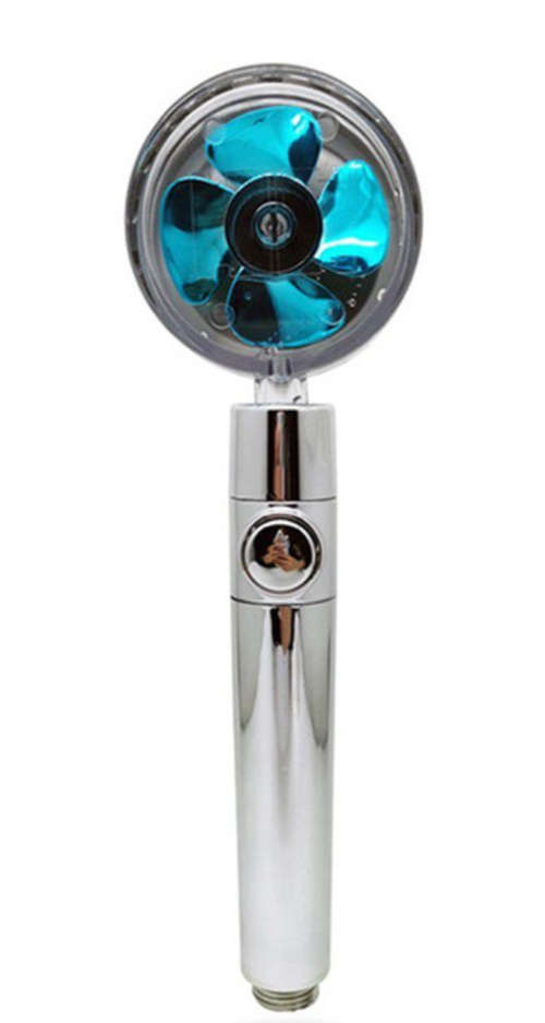Turbo Fan Shower Mixer - Water Saving Shower Rose Head
