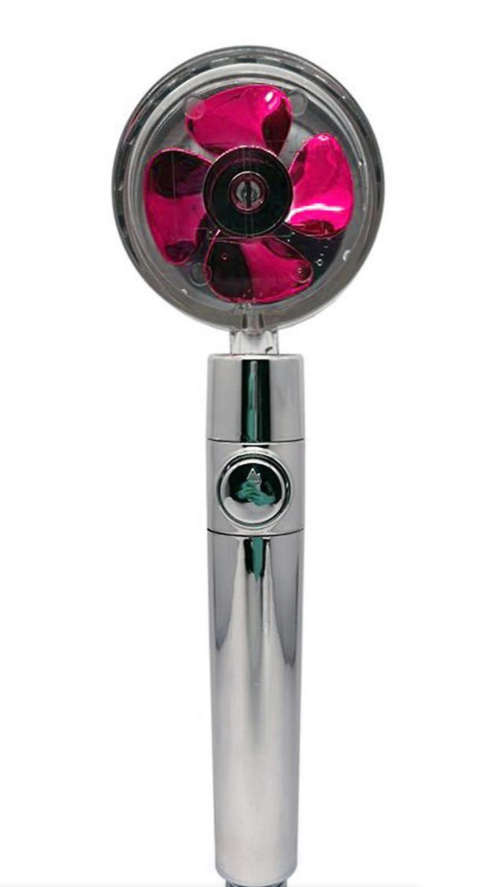 Turbo Fan Shower Mixer - Water Saving Shower Rose Head