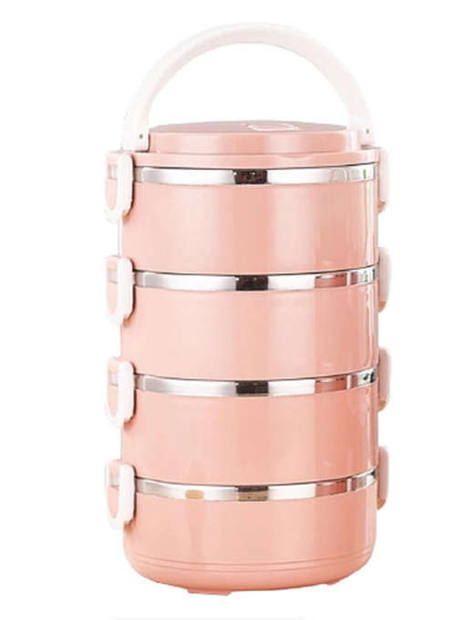 4 Layer Portable Stainless Steel Thermal Insulated Lunch Box