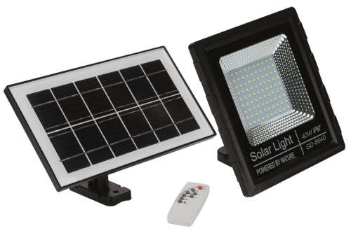 40W Solar Flood Light Outdoor Waterproof IP67 with Remote