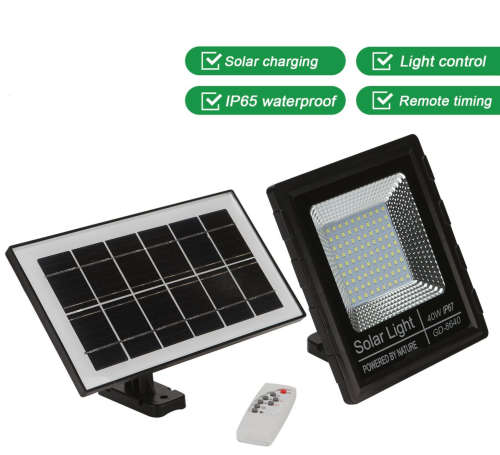 40W Solar Flood Light Outdoor Waterproof IP67 with Remote