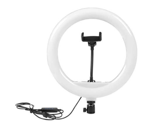 12 Inch LED Ring Fill Light With Universal Mobile Holder - 30cm