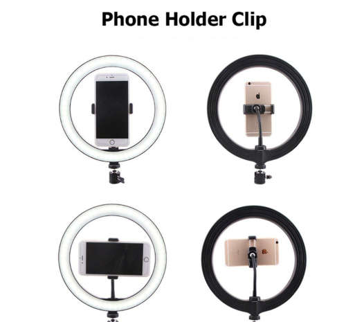 12 Inch LED Ring Fill Light With Universal Mobile Holder - 30cm