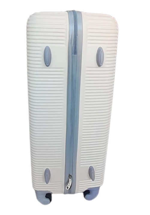 High Quality Big Size 31` Hard Outer Shell Travel Bag - 3 Piece Luggage Set - Creamy White