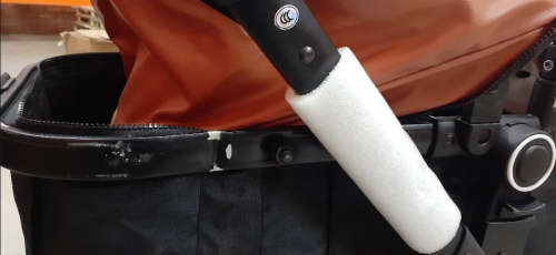 Belecoo Luxury Travel System 2 in 1 - PU Brown With Black Frames Display Unit.  READ DESCRIPTION