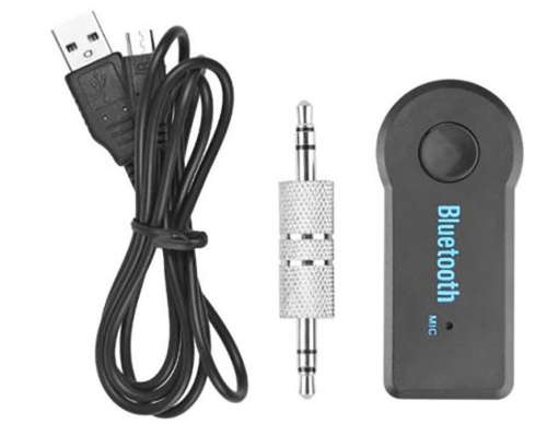 Bluetooth V3.0 Wireless Stereo Audio Receiver 3.5mm Handsfree Car AUX