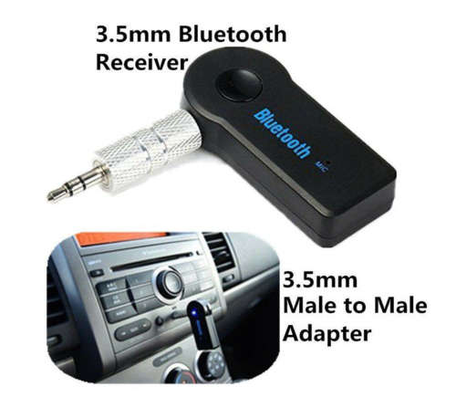 Bluetooth V3.0 Wireless Stereo Audio Receiver 3.5mm Handsfree Car AUX