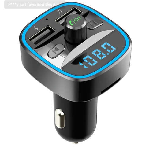 Q1 Wireless FM Transmitter Bluetooth Car Kit Handsfree Calling Auto Bluetoooth 5.0 Car MP3 Player