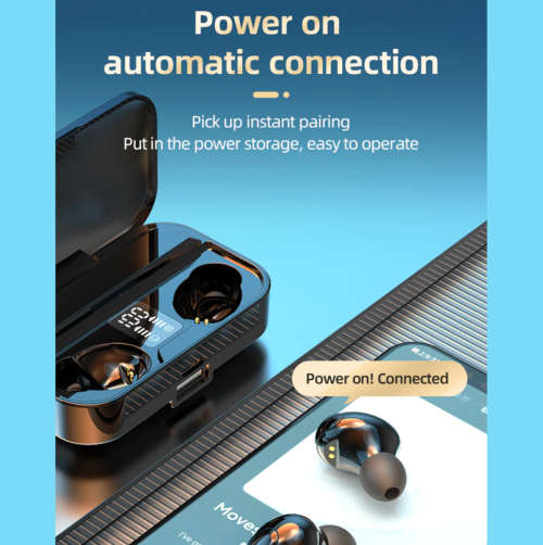 LB-9 Earphones In-ear stereo sports waterproof earbuds with Microphone