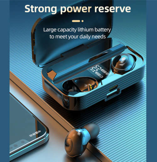 LB-9 Earphones In-ear stereo sports waterproof earbuds with Microphone