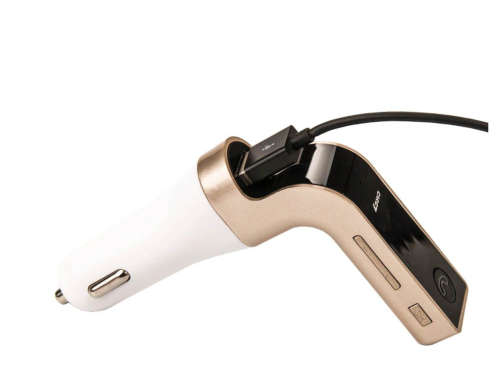 G7 Bluetooth Car Charger G7 with MP3 - Gold & Black