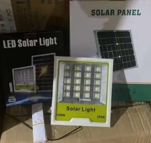 200W Smart Solar Panel Outdoor Solar Light with Remote Control and Motion Sensor IP66 Waterproof