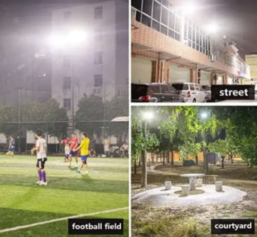 200W Smart Solar Panel Outdoor Solar Light with Remote Control and Motion Sensor IP66 Waterproof