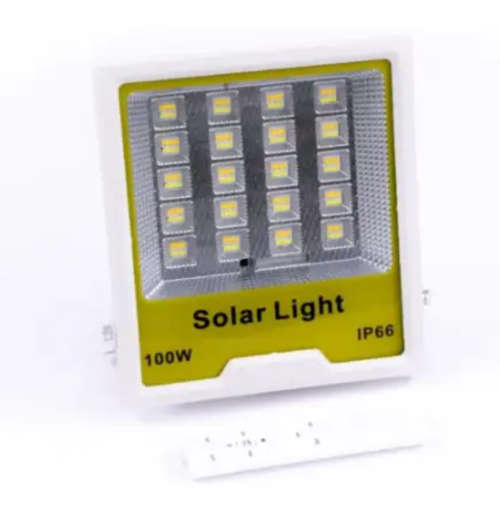 200W Smart Solar Panel Outdoor Solar Light with Remote Control and Motion Sensor IP66 Waterproof