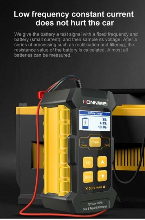 KONNWEI KW510 Car Battery, Charger, Repair Test Equipment 3in1