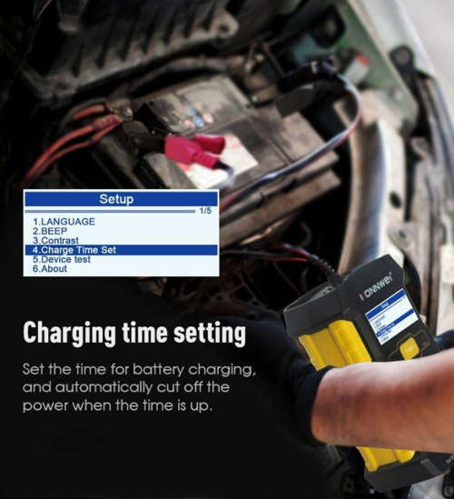KONNWEI KW510 Car Battery, Charger, Repair Test Equipment 3in1