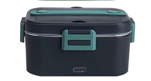 75W Electric Heating Lunch Box With Travel Bag and High Quality Stainless Steel Spoon & Fork