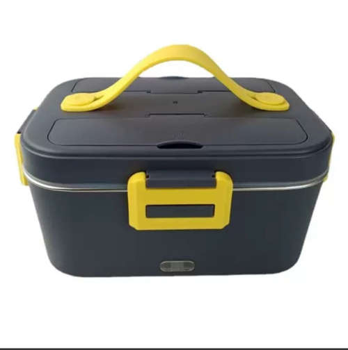75W Electric Heating Lunch Box With Travel Bag and High Quality Stainless Steel Spoon & Fork