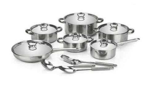 High Quality Stainless Steel Cookware Set - 15 Piece Demo/Display Units