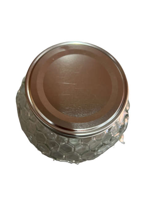 Fruit Infuser Glass Beverage Dispenser with Metal Lid