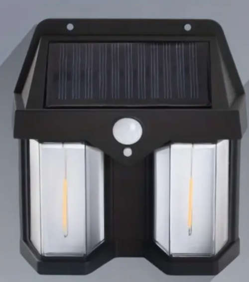 Solar Induction Wall Lamp Tungsten Wire Wall Lamp Three Function Villa Garden Waterproof Light