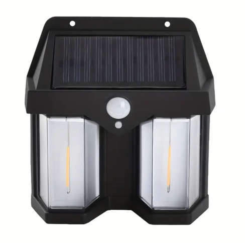Solar Induction Wall Lamp Tungsten Wire Wall Lamp Three Function Villa Garden Waterproof Light