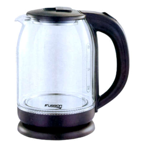 FUSSION 1.8L 1500W Cordless Glass kettle