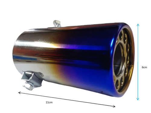 Universal Stainless Steel Automobile Exhaust Pipe Tail Muffler Tip