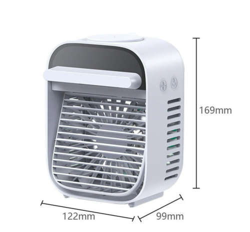 Portable USB Air Conditioner Mini Air Cooler, Humidifier/Mister Fan