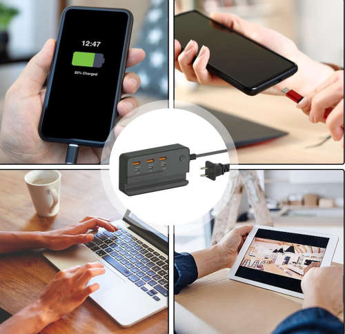 USB Charging Station Multifunctional Desktop Power 35w Fast Charging Smart Station