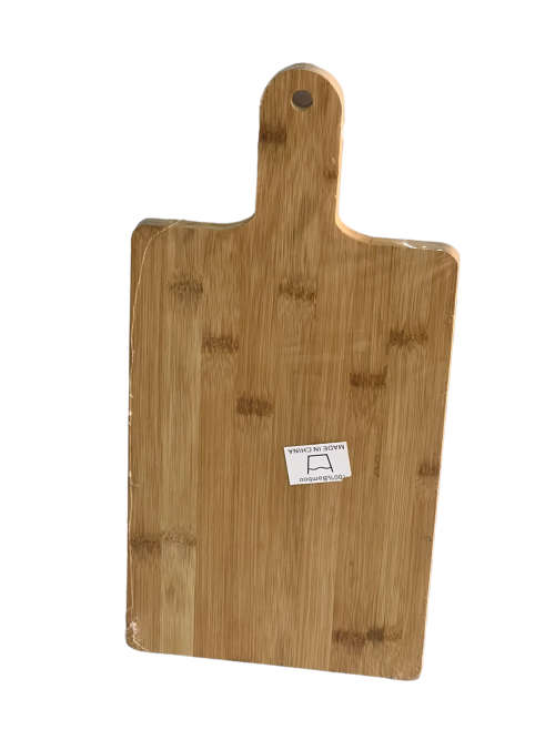 Bamboo Food Tray Chopping Board With Knives Set